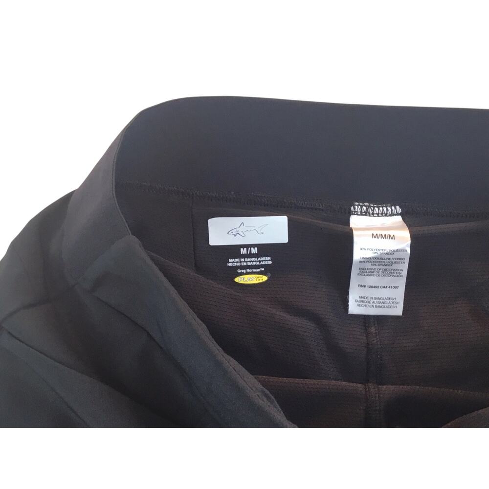 Greg Norman Skort Black Size Medium Play Dry